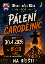 Pálení čarodějnic 2026